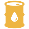 Oil container graphic illustration